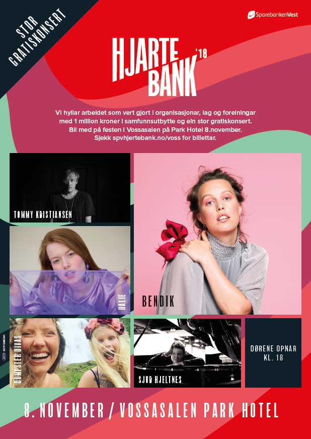 Hjartebank gratiskonsert