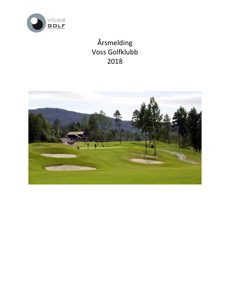 Årsmelding 2018 Voss Golfklubb