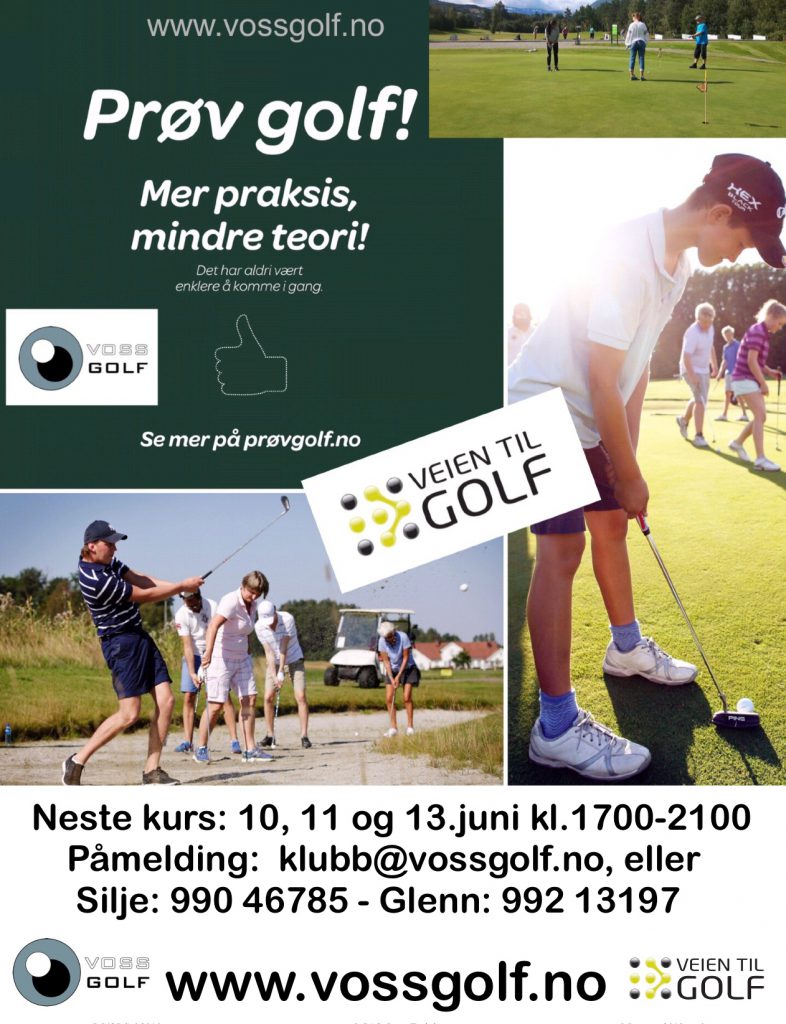 Vegen Til Golf kurs 10.juni🏌️‍♀️