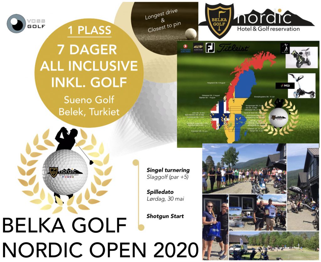 Påmelding Belka Golf Nordic Open 2020⛳️